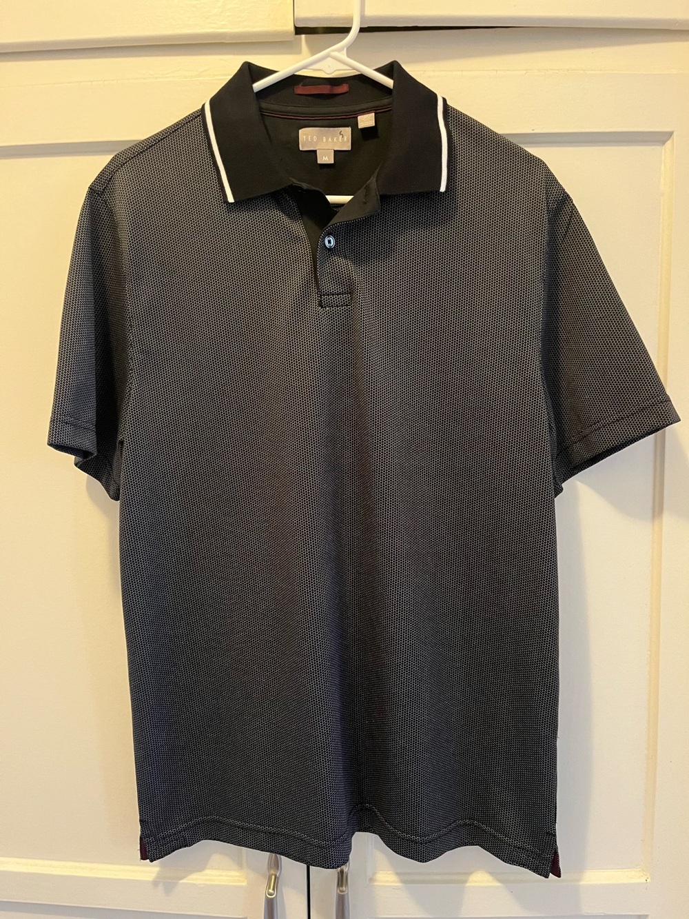 Ted Baker Mini Jacquard Stitch Men's Polo Shirt